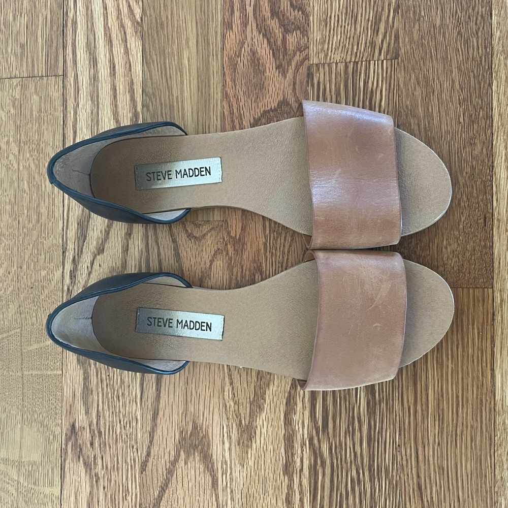 Brown & Black Sandals